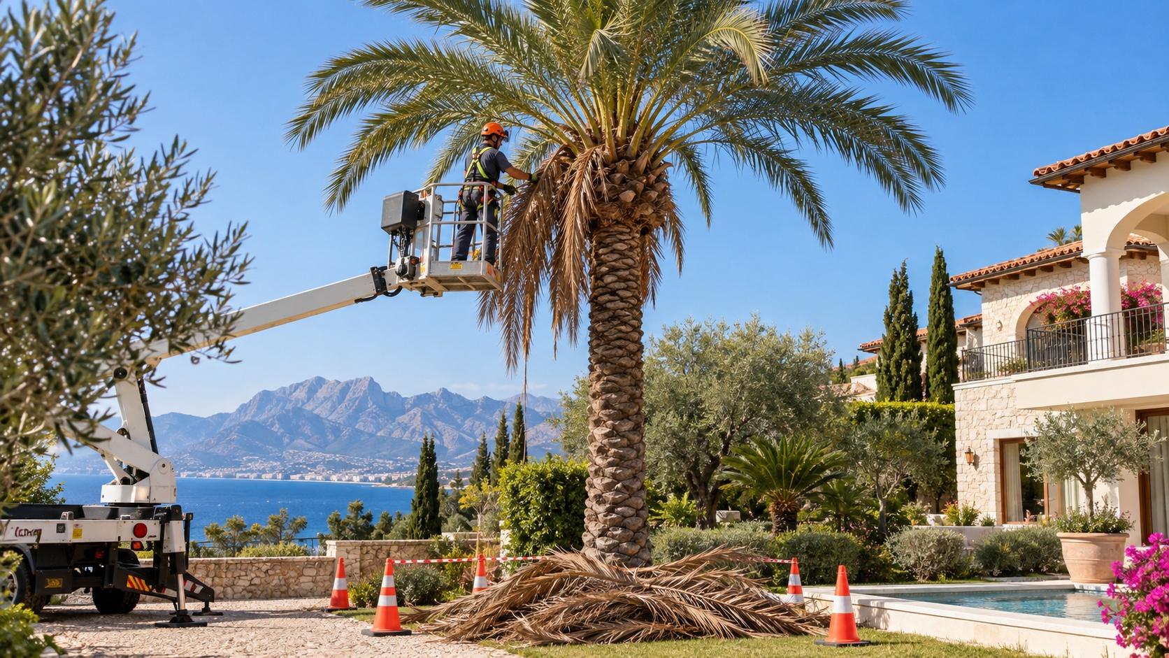 Antalya Palmiye Budama ve Atıklarının Uzaklaştırılması